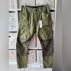 G-Star Two-Tone Olive Cargo Pants 29x32 NWT
